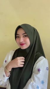 HIJAB BERGO INSTAN DZEVADA MATT JERSEY - JIBAB BERGO HAMIDAH INSTAN DAILY HIJAB UKURAN S M L