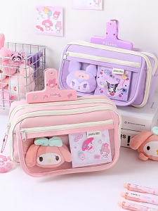 【SG Stock】9-Layer Cute Cartoon Pencil Case 13Pcs Stationery Set