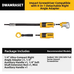 DeWalt | Quick Angle Adapter Extension Soft Shaft for Electric Screwdriver