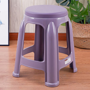 Plastic Stackable Fashionable High Stool Round Stool