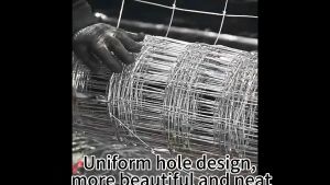 ส่งฟรี! ตาข่ายแรงดึง รั้วตาข่าย รั้วตาข่ายถักปม ช่องตา15ซม. รั้วเกษตร รั้วล้อมฟาร์ม ลวดตาข่าย ลวดตาข่ายถักปม Hot Dipped Galvanized Hinge Joint Knot Field Fence