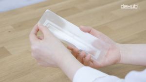 DeHUB Vacuum Pad ที่แขวนกระดาษชำระ แขวนกระดาษทิชชู่ แขวนกระดาษซับน้ำมัน ในห้องน้ำ ห้องครัว ไม่ต้องเจาะผนัง แผ่นกาวสูญญากาศ (Vacuum Pad Kitchen Towel Rack 280)