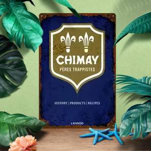 CIFbuy | Chimay Beer Retro Wall Art Metal Tin Sign 8x12 Inch Poster Trang Trí Nhà Cổ Điển