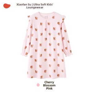 potatokids | Autumn Long Sleeve Girls Sleep Dress