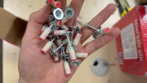 Free 220 Nails Nail Gun Heavy Duty Nail Gun Power Tool Concrete Nail Gun Manual Mini Steel Silent Wall Ceiling Nail Punch