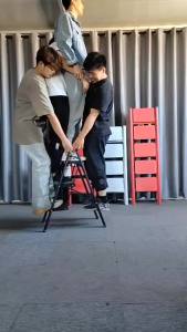 Lightweight Compact Folding Telescopic Thickened Stepladder