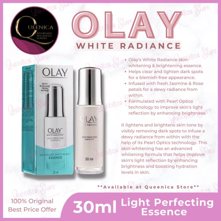 Pack De 3 Sérums Olay White Radiance - Essence Éclaircissante Et Perfectrice De Teint Quotidienne