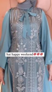 CLARA DRESS SILK BRUKAT BUSUI M - XXL DRESS KONDANGAN DRESS PESTA DRESS BRIDESMAID DRESS WISUDA 2025