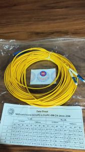 patchcord sc lc duplex 20m NS2 high quality / kabel patch cord sc lc fiber optic cable