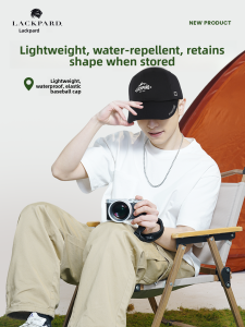 LACKPARD | Lackpard Outdoor Sports Hat Lightweight Waterproof Elastic Baseball Cap Soft Top Cloud Sensation Sun Protection Foldable Duckbill