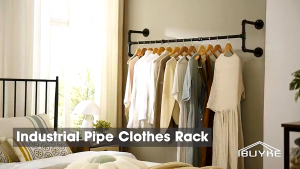 Metal Wall-Mounted Clothes Rack | Detachable Sampayan Drying Rack & Storage | Heavy Duty Space-Saving Hanger