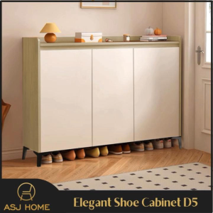 ASJ_Muji Style Extra Thickness Multifunctional Shoe Cabinet D5 - With Soft Closer Function- Ship From Ipoh