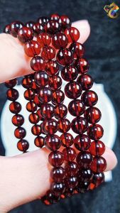 Collectors Grade Blood Amber Bracelet