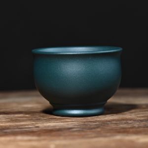 Cốc Trà Thủ Công Màu Xanh Lá Cây Nguyên Chất Cốc Trà Thiền Chủ Sở Hữu Cốc Trà Gốm Sứ Màu Đỏ Tím Dùng Tại Nhà Cốc Trà Gốm Sứ Thủ Công