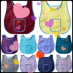 ผ้าเด็กอนุบาล คุณภาพดี สีเข้าใหม่ ขายถูกขายดี ไม่ระบุสีขอบกุ้น