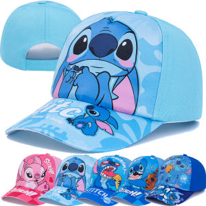 New Style Childrens Cartoon Stitch Printed Cap Boys Girls Outdoor Sunshade Cute Hat Lovely Kids Baseball Cap