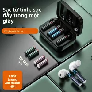 1 Tai Nghe Bluetooth Không Dây Chất Lượng Cao Âm Thanh Bass Sâu Thể Thao Chống Ồn Tai Nghe In-Ear Cho Điện Thoại Di Động