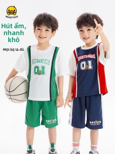 Lomitoo | Bộ Đồ Thể Thao Nhanh Khô Cho Trẻ Em Áo Thun Quần Ngắn