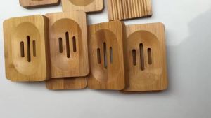 Bamboo Case Tray Wooden Prevent Mildew Drain Soap Box Natural Bamboo Dishes Bath