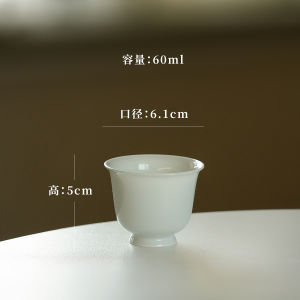 ชานมสีขาวบางมือทำด้วยมือ ชานมสีขาวบางละเอียด ชานมขนาดเล็กสำหรับใช้ในบ้าน ชานมสีขาวดีไซน์หรูหรา ชานมสำหรับใช้ในบ้าน