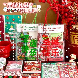 Christmas Stationery Sets Christmas Childrens Gifts Cartoon Festival Gift Packs Student School Supplies Souvenirs