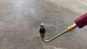 Ống Dẫn Nước Thải Áp Suất Cao 5000 PSI Với Đầu Nối Nhanh 1/4 Đến 3/8 Vòi Phun Làm Sạch Bằng Hợp Kim Chất Liệu Vòi Phun Để Làm Sạch Mạnh Mẽ