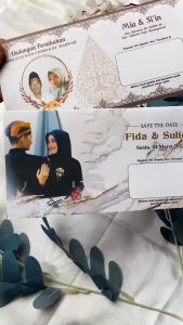 (50pcs) Undangan Pernikahan Orang Tua Lipat X Termurah dan Terlaris Di Indonesia