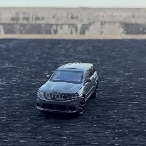 1/32 Jeep Grand Cherokee Trackhawk Toy Car Model JKM Diecast Metal SUV ature Sound & Light Collection Gift For Boy Kid
