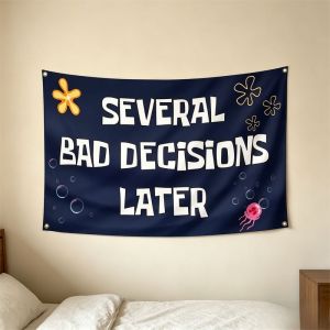 VIKAMA Motivational Quote Tapestry Black Banner Inspirational Text Aesthetic Wall Art for Office Bedroom Dorm College Home Decor