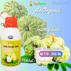 Pupuk Pelebat & Pembesar Buah Srikaya TopFarm