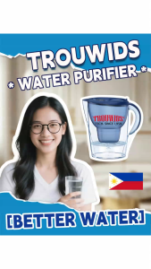 TROUWIDS Activated Carbon Water Filter Pitcher Authentic Water Fitler Jug Household Water Purifier Filter