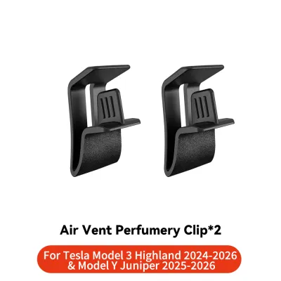 YZ | YZ Compact Air Vent Diffuser Clip for Tesla Model 3 Y Highland Juniper Mount Adapter Car Air Fresheners & Interior Upgrades