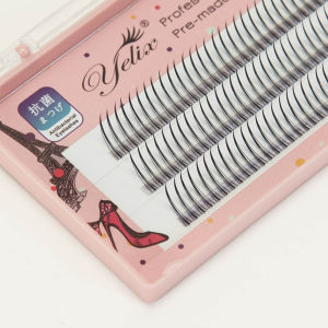 Yelix A/M Shape Professional Makeup Individual Lashes Cluster Spikes Lash Wispy Premade Russian Natural Fluffy False Eyelashes