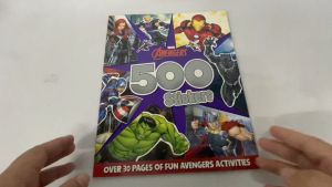 Marvel Avengers 500 Stickers Activity Book For Kids With Activities Games Puzzles & More