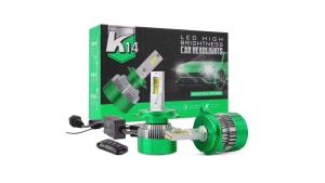 With Remote Control K14 Tricolor H4 Led Headlights High Low Beam H1 H3 H7 Canbus H11 H8 Hb3 Hb4 Headlight Fog Lights for Toyota