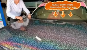 ​PET Forged Carbon Fiber Sticker/Color Change Car Film/Waterproof Self-Adhesive Vinyl​/Dashboard Interior Wrap Film