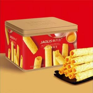 Bánh Tráng Phô Mai Nguyên Bản 300g Hộp Đựng Bánh Kẹo Giải Trí Hương Bơ Hương Vị Nguyên Bản Hộp Quà Tặng Bánh Kẹo