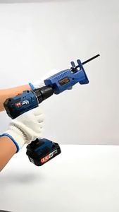 【Chuyển phát nhanh】Bộ đầu chuyển đổi máy khoan thành máy cưa điện cầm tay tặng kèm 3 lưỡi cắt gỗ kim loại