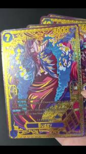 Bandai | DIY Proxy English One Piece OP17 SP Cards New Four Emperors Teach ST27-005 Luffy ST31-004 Shanks Buggy Game Collection Card Toy