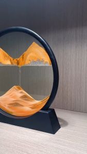 Dynamic Quicksand Glass Dome - Moving Sand Art for Home & Office Decor Perfect Christmas Gift and Artistic Display Perfect for Room Decor