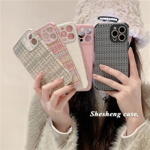 Fall Winter Retro Knitted Pattern Vivox80 X90 pro Silicone Phone Case Full Coverage Anti-Fall Soft Shell Men Women Creative Fashion