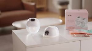 Bear Wearable Breast Pump 4 Modes & 9 Levels Hands-Free Electric Breastpump with Tritan Milk Collector and Anti-Backflow Design
