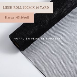 SFS - [1 ROLL 50CM X 6 YARD] POLYNET WRAP BUNGA KOREA MODEL JARING KOREAN STYLE POLYNET MESH ROLL WRAPPING PAPER KOREA LUARAN BUKET BUNGA JALA KERTAS BUNGA DIY FLORIST