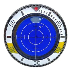 Dr.Putter | Golf Ball Position Marker and Green Reader Bubble Level Slope Detector