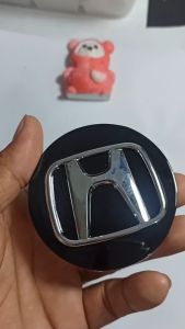 Logo mâm xe Honda chụp mâm chụp Lazang xe Honda đường kính 69mm (màu đen) Honda69.