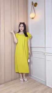 Daster Fuji Crinkle Airflow & Dress Kekinian Laura Kringkel