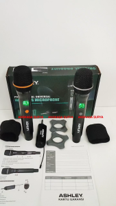 MIC WIRELESS ASHLEY WR400 ORIGINAL / MIC ASHLEY WR 400 ORIGINAL BISA CHARGE