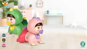 IQ ANGEL Crawling Baby Doll / Boneka Bayi Merangkak