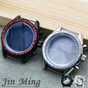 VK63 39.7mm MoonSwatch High Quality Chronograph Watch with Metal Case Bezel Fashion Business Sealed Back Design