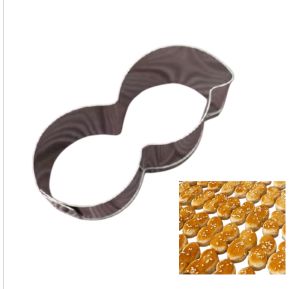 Cetakan kue kacang bahan stainless/cetakan kue nastar/ring cookies cutter